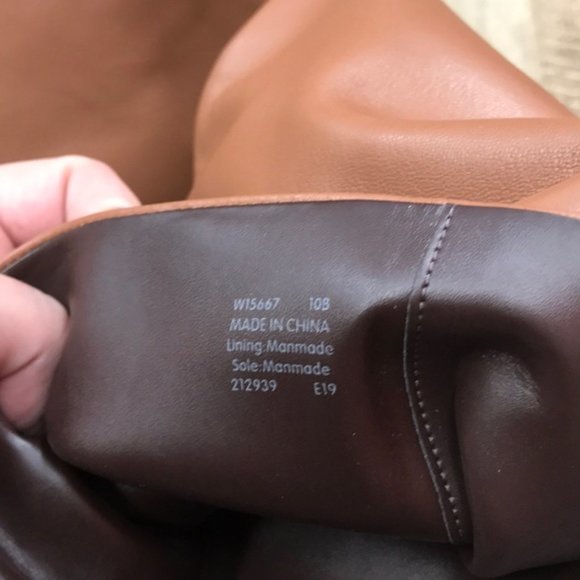 Cole Haan Glenda Stacked Heel Leather Knee Boots - Picture 4 of 8